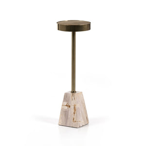 Galen End Table-Light Petrified Wood