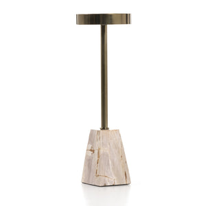 Galen End Table-Light Petrified Wood