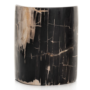 Kos End Table-Dark Petrified Wood