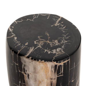 Kos End Table-Dark Petrified Wood