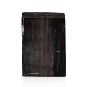 Buck End Table-Dark Petrified Wood