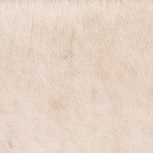 Oaklyn Ottoman-21"-Buff Hair On Hide