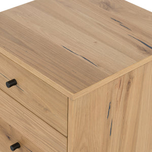 Eaton Filing Cabinet-Light Oak Resin