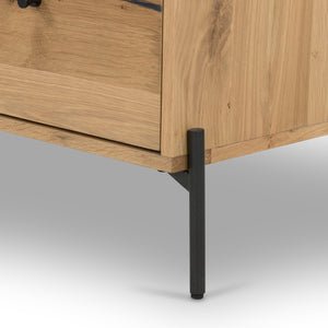 Eaton Filing Cabinet-Light Oak Resin