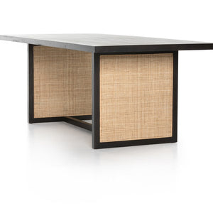 Clarita Dining Table-Black Mango