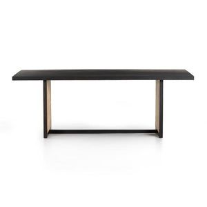 Clarita Dining Table-Black Mango