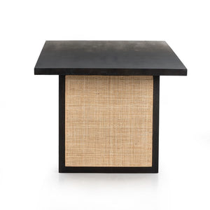 Clarita Dining Table-Black Mango