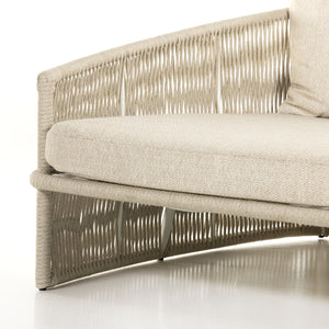 Porto Outdoor Day Bed-White Aluminum