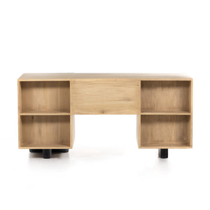 Fulton - Ula Executive Desk-Dry Wash Poplar