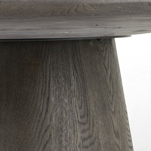 Skye Round Dining Table-White Marble