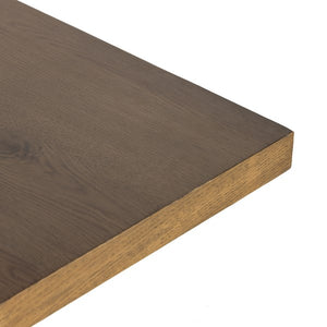 Eaton Dining Table-Amber Oak Resin