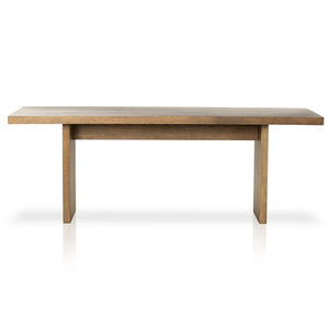 Eaton Dining Table-Amber Oak Resin
