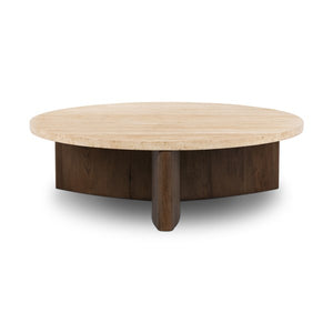 Toli Coffee Table-Travertine