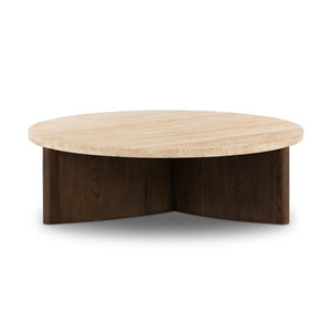 Toli Coffee Table-Travertine