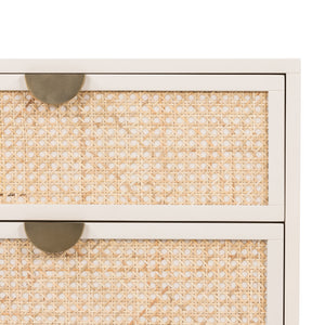 Luella Nightstand-Matte Alabaster