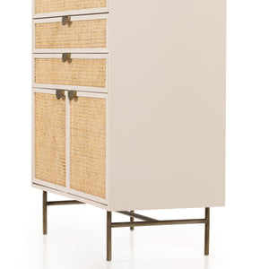 Luella Tall Dresser-Matte Alabaster