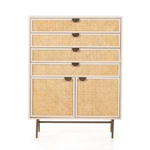 Luella Tall Dresser-Matte Alabaster