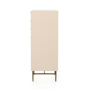 Luella Tall Dresser-Matte Alabaster
