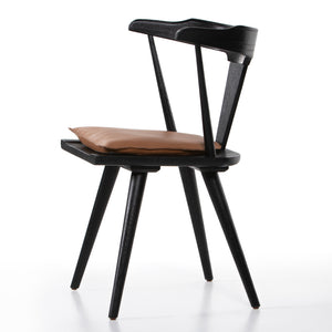 Belfast - Ripley Dining Chair W Cushion-Black Oak