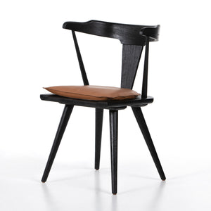 Belfast - Ripley Dining Chair W Cushion-Black Oak