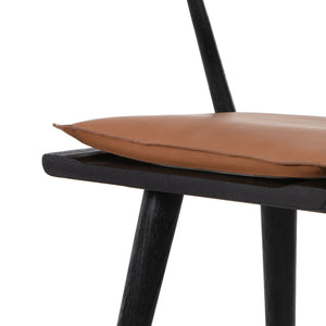 Belfast - Ripley Stool W Cushion-Black Oak-Counter