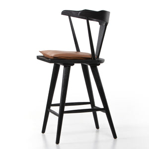 Belfast - Ripley Stool W Cushion-Black Oak-Counter