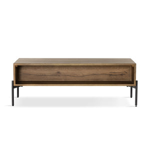 Eaton Coffee Table-Amber Oak Resin