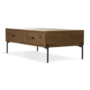 Eaton Coffee Table-Amber Oak Resin