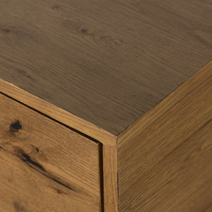 Eaton Coffee Table-Amber Oak Resin