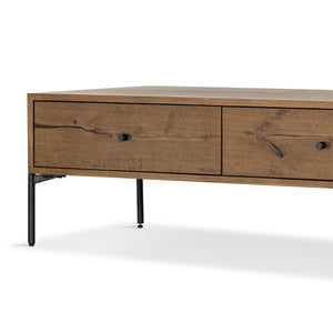Eaton Coffee Table-Amber Oak Resin