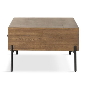 Eaton Coffee Table-Amber Oak Resin