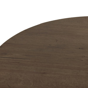 Eaton Drum Coffee Table-Amber Oak Resin