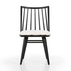 Belfast - Lewis Windsor Chair W Cushion-Black Oak