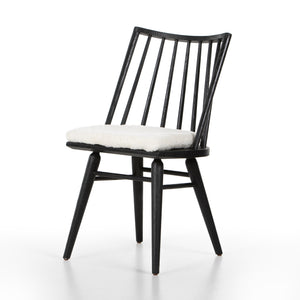 Belfast - Lewis Windsor Chair W Cushion-Black Oak