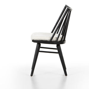 Belfast - Lewis Windsor Chair W Cushion-Black Oak