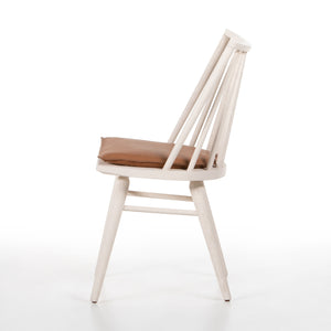 Belfast - Lewis Windsor Chair W Cushion-Off White