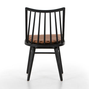 Belfast - Lewis Windsor Chair With Cushion-Black
