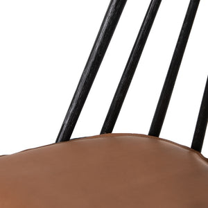 Lewis Windsor Stool Wcushn-Black-Counter