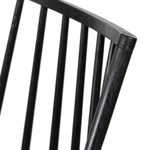 Lewis Windsor Stool Wcushn-Black-Counter