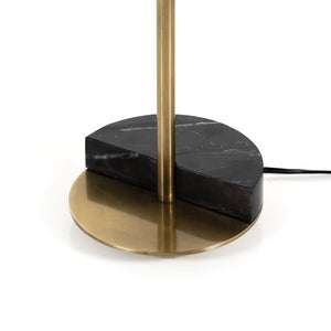 Zandra Table Lamp - Black Italian Marble