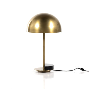 Zandra Table Lamp - Black Italian Marble