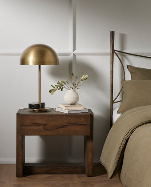 Zandra Table Lamp - Black Italian Marble