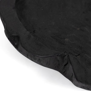 Live Edge Tray-Carbonized Black