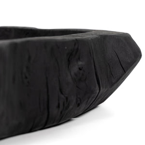 Live Edge Tray-Carbonized Black