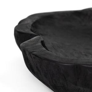Live Edge Tray-Carbonized Black