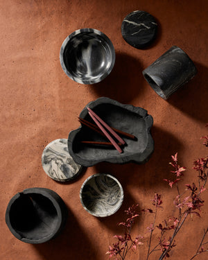 Live Edge Tray-Carbonized Black