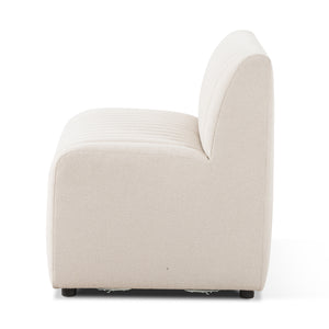 Augustine Dining Chair and a Half-Oatmeal