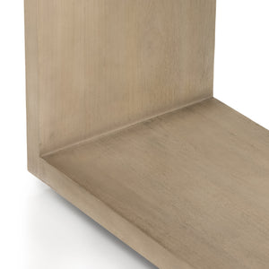 Darian Console Table-White Mahogany