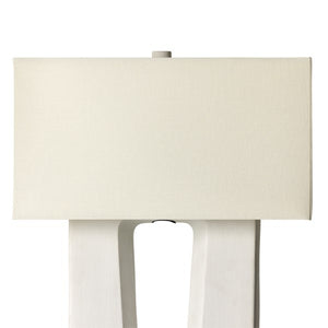 Cuit Table Lamp-Matte White Ceramic