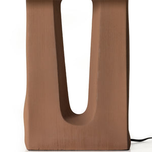 Cuit Table Lamp-Terracotta Ceramic